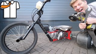 Make a Motorised Drift Trike with Basic Tools [upl. by Ellebasi892]