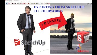 How to Export SketchUp File to SolidWorks English  Advanced Full Method  sketchup to solidworks [upl. by Serles]