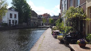 Walking in Schiedam 🌤️ Rotterdam Metro Area  The Netherlands  4K60 [upl. by Trebma]