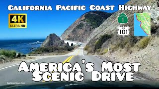 California Pacific Coast Highway  Americas Most Scenic Drive  4K [upl. by Orelu225]