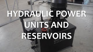 Hydraulic Power Units and Reservoirs Full Lecture [upl. by Paugh]