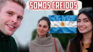 PREGUNTÉ A LOS ARGENTINOS CÓMO SON Y ME DIJERON ESTO [upl. by Xxam]