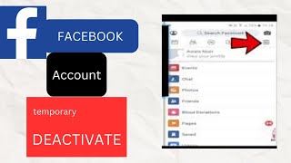 How to deactivate facebook account [upl. by Acnairb345]