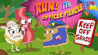 THE BLUEBERRY PIE COP Derpy Bacon and mEGGz Episode 3 [upl. by Hurleigh]