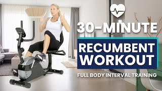 30Minute Recumbent Bike Workout [upl. by Doreg]