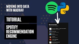 Building A Spotify Recommendation Engine With Python TUTORIAL [upl. by Stovall870]