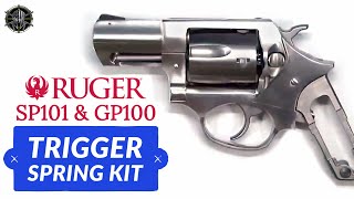 Ruger SP101 amp GP100 Trigger Spring Kit  Ruger SP101 Trigger Job  MCARBO [upl. by Enyaj]