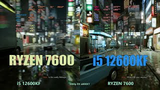 Ryzen 7600 vs i5 12600 kf [upl. by Renat855]