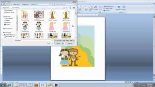 Creating Invitation using Clipart in Microsoft Word [upl. by Yroger648]