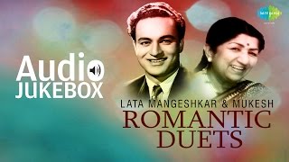 Best Of Lata Mangeshkar amp Mukesh Duets  Classic Romantic Songs  Audio Jukebox [upl. by Gradey279]