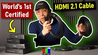 Worlds First Certified HDMI 21 Cable Ultra High Speed HDMI Cable from Zeskit [upl. by Yelnahs]