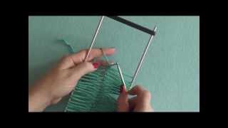 How To Hairpin Lace  Basic Strip Part 1 [upl. by Ecnaled965]