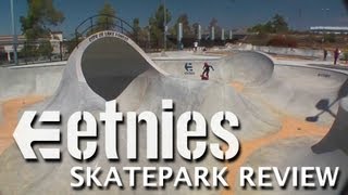 Skatepark Review etnies Skatepark  Lake Forest California [upl. by Mulac]