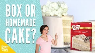 How To Make A Box Cake Taste Homemade [upl. by Tenom]