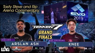 Arslan Ash vs Knee  EVO 2019 Grand Finals  Tekken 7 [upl. by Jayme545]