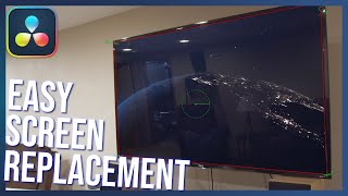 Screen Replacement with Reflections  Davinci Resolve 17 Tutorial [upl. by Oberheim420]