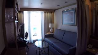 Holland America Zaandam Cabin 7036 Vista Suite Video Tour [upl. by Ainessey]