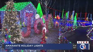 VIDEO Winter wonderland of lights found in Dayville CT [upl. by Nabru]