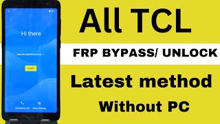 All TCL FRP Bypass Android 11 12 Google account unlock [upl. by Nivel73]