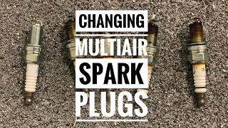 How to Change 14L MultiAir Spark Plugs [upl. by Alemap]