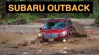 2015 Subaru Outback  Off Road And Track Review [upl. by Heddi53]