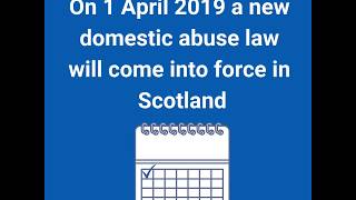 Domestic Abuse Scotland Act [upl. by Sparkie]