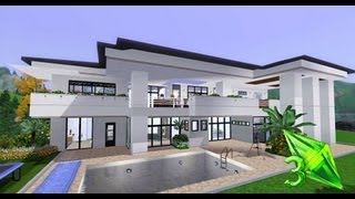 The Sims 3 House Designs  Modern Elegance [upl. by Kimberli]