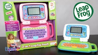 2in1 LeapTop Touch Pink amp Green from LeapFrog [upl. by Aynekal]