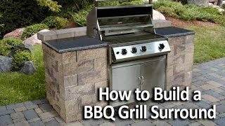 How to Build a BBQ Grilling Station or Grill Surround [upl. by Gannon]