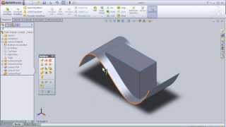 20 SolidWorks Surface TUTORIAL UNTRIM SURFACE [upl. by Aley631]