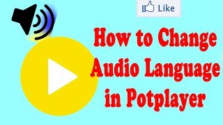 How to Change Audio Language in Latest Version of Potplayer  In Hindi [upl. by Simdars592]