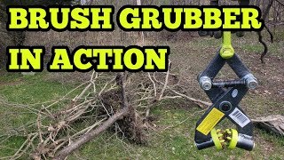 BRUSH GRUBBER TREE AND STUMP PULLER REVIEW 9gmu4 [upl. by Elehcar]