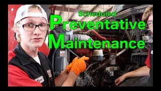 Scheduled Preventative Maintenance at GampP Trucking Company Tyler Walker [upl. by Tnerb473]