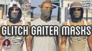 GTA5  Outfit Glitches GAITER MASKS WITH HATHELMETALONE Female amp Male [upl. by Akisej]