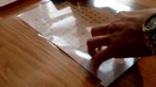 Self Adhesive Laminating Sheet Tutorial [upl. by Eelta357]