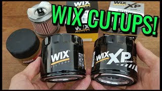 WIX Oil Filters Cut Open  XP vs Regular vs FRAM Ultraguard [upl. by Tteve]