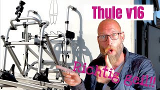 Fahrradträger Wohnmobil  Thule V16 mit Liftfunktion [upl. by Noinatrad]