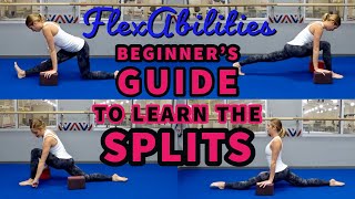 Learn how to do the SPLITS  Beginner Split Stretching Routine [upl. by Esinehs656]