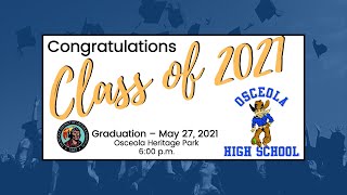 Osceola High School Graduation  Osceola School District [upl. by Laina415]