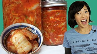 My FAVORITE KIMCHI Recipe  A Small Batch DIY  FERMENTED [upl. by Lleumas]