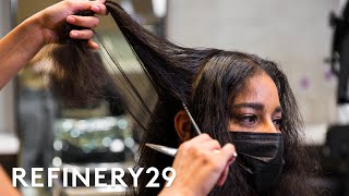 I Got A Cut To Restore My Damaged Curls  Hair Me Out  Refinery29 [upl. by Dehnel]