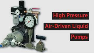 High Pressure AirDriven Liquid Pumps [upl. by Vernen541]