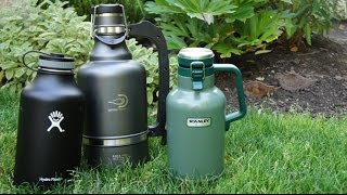 Insulated Beer Growler Reviews HydroFlask Stanley DrinkTanks Juggernaut [upl. by Schulein224]