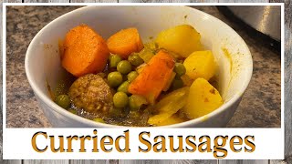 Curried Sausages  Slowcooker Meal  Recipe Swap [upl. by Onirefez]