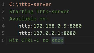 How to Set Up a Local HTTP Server Nodejs [upl. by Mena]