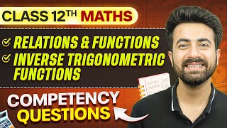 MATHS CompetencyBased Questions ⚡ Class 12th Boards 🔥 [upl. by Nylessoj555]