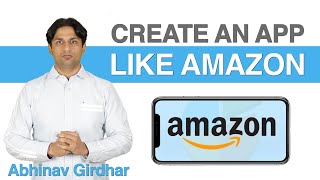 Shopping App Maker  How to create an ecommerce app like Amazon without any coding [upl. by Marcus334]