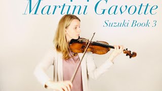 Martini Gavotte  Suzuki Book 3 [upl. by Quenna]