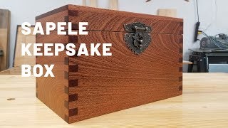 Keepsake Box Using Box Joints [upl. by Gnilrac]