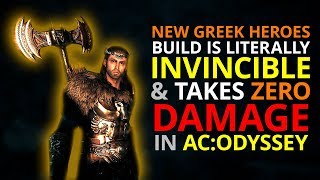 New Greek Heroes Set Takes ZERO Damage In AC Odyssey [upl. by Towne803]